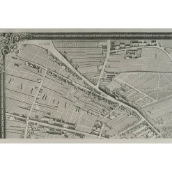 Clearance Estampe Plan Turgot - Planche n° 1 - Partie du faubourg Saint-Antoine Architecture Et Villes