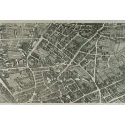 New Estampe Plan Turgot - Planche n° 7 - Partie du Faubourg Saint-Victor et Saint-Marcel Architecture Et Villes