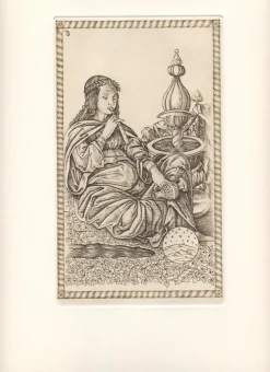 Best Estampe Poesia, carte 27, Le Tarot de Mantegna - Cécile Reims Art Moderne