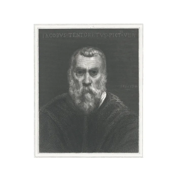 Estampe Portrait de Giacomo Robusti, dit "Le Tintoret"