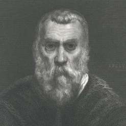 Estampe Portrait de Giacomo Robusti, dit