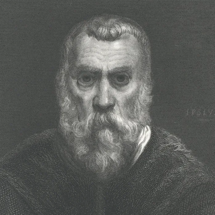 Estampe Portrait de Giacomo Robusti, dit "Le Tintoret"