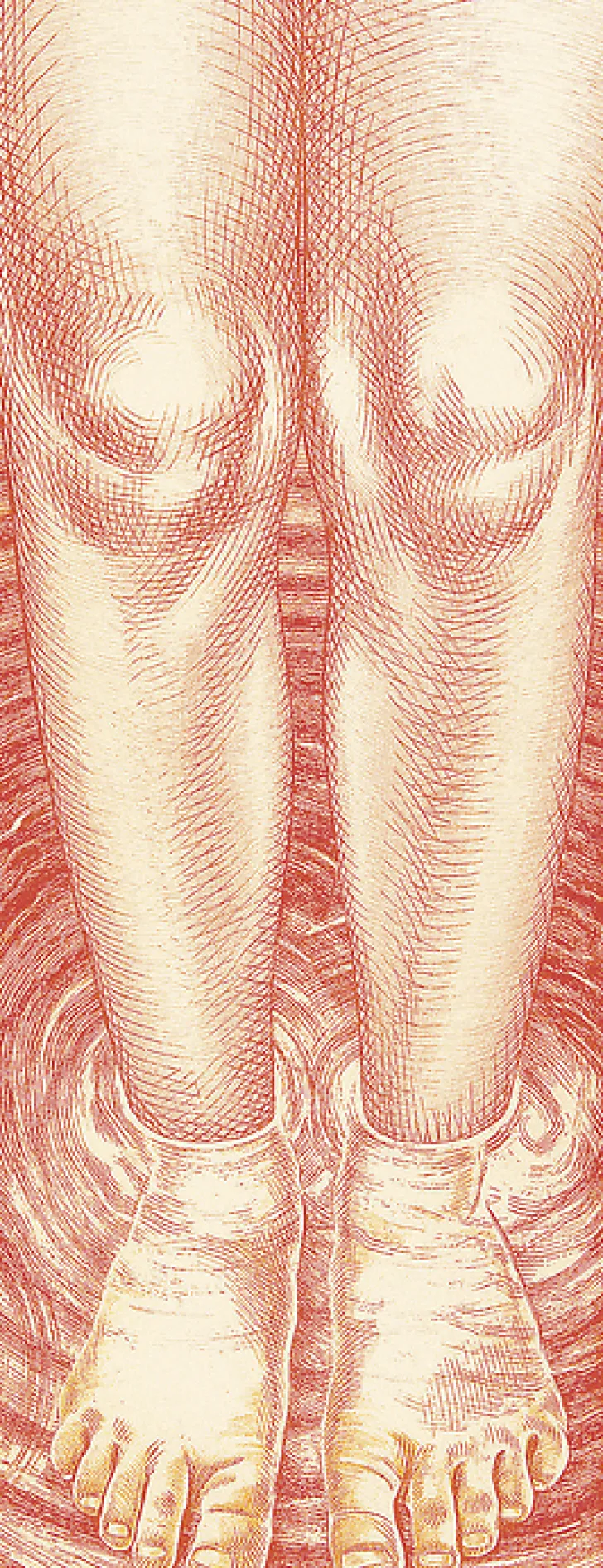 Online Estampe Portrait en pied - Agathe May 1999 Créations Contemporaines