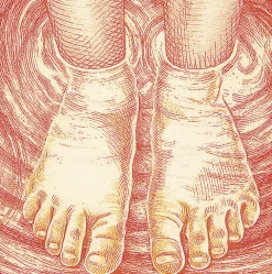 Online Estampe Portrait en pied - Agathe May 1999 Créations Contemporaines