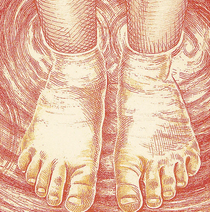 Online Estampe Portrait en pied - Agathe May 1999 Créations Contemporaines