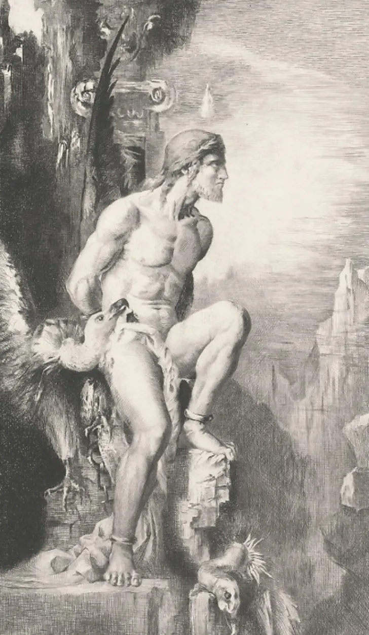 Best Estampe Prométhée - Gustave Moreau Chefs D'Œuvre Des Musées