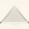 Estampe Pyramide du Louvre - Ieoh Ming Pei
