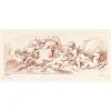 Estampe Quatre amours avec char et carquois