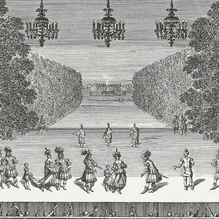 Hot Estampe Représentation du ballet de la Princesse d'Elide Personnages Et Évènements Historiques
