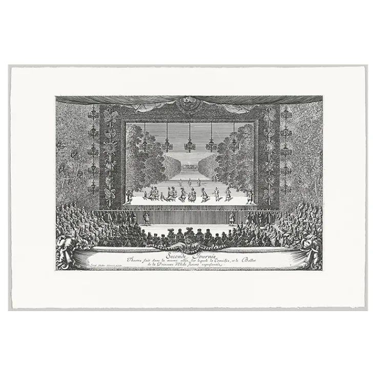 Hot Estampe Représentation du ballet de la Princesse d'Elide Personnages Et Évènements Historiques