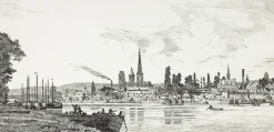 Discount Estampe Rouen : vue générale - Emile-Frédéric Nicolle Architecture Et Villes