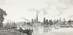 Discount Estampe Rouen : vue générale - Emile-Frédéric Nicolle Architecture Et Villes