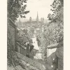 Best Estampe Rouen, Vue prise de la rue Louis Bouillet - Emile-Frédéric Nicolle Architecture Et Villes