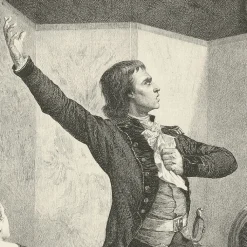 New Estampe Rouget de l'Isle chantant pour la première fois la Marseillaise Personnages Et Évènements Historiques