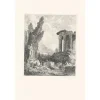 Estampe Ruines Antiques - Hubert Robert