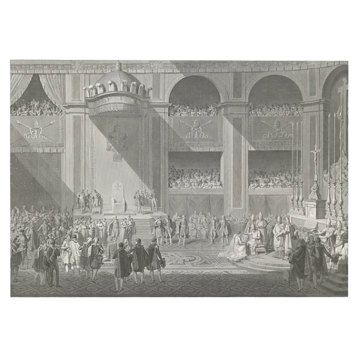 Outlet Estampe Sacre De Napoléon Les Onctions Personnages Et Évènements Historiques