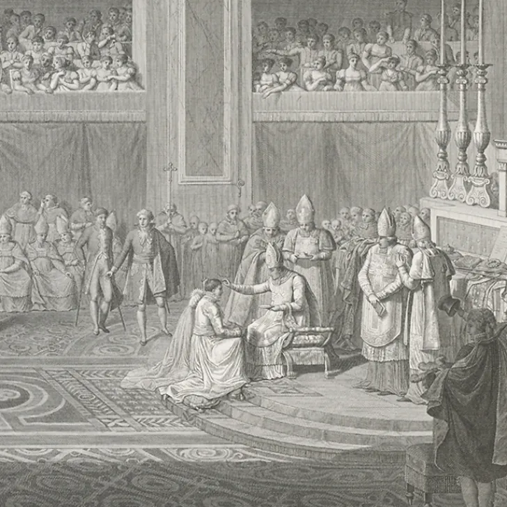 Outlet Estampe Sacre De Napoléon Les Onctions Personnages Et Évènements Historiques