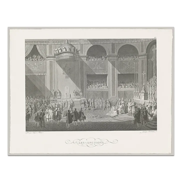 Outlet Estampe Sacre De Napoléon Les Onctions Personnages Et Évènements Historiques