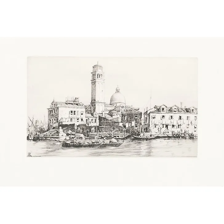 Sale Estampe San Pietro di Castello - Herman Armour Webster Chefs D'Œuvre Des Musées