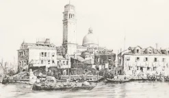 Sale Estampe San Pietro di Castello - Herman Armour Webster Chefs D'Œuvre Des Musées