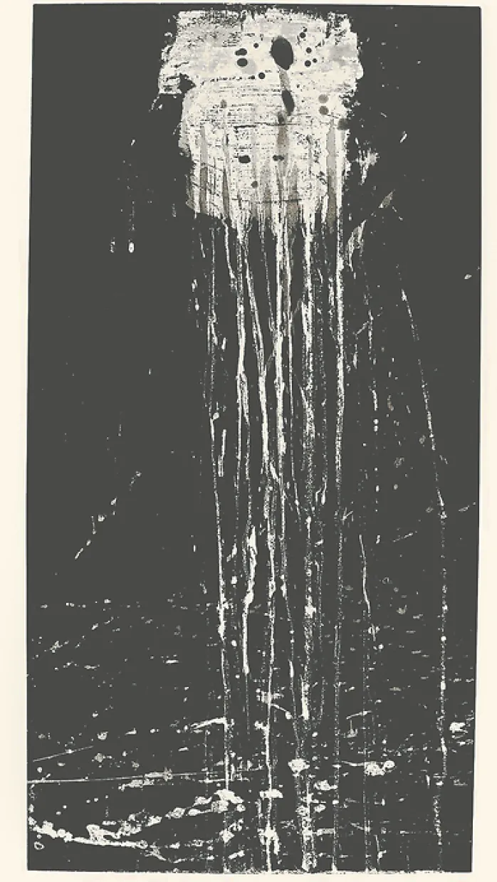 Estampe The dragon king's daughter waterfall - Pat Steir