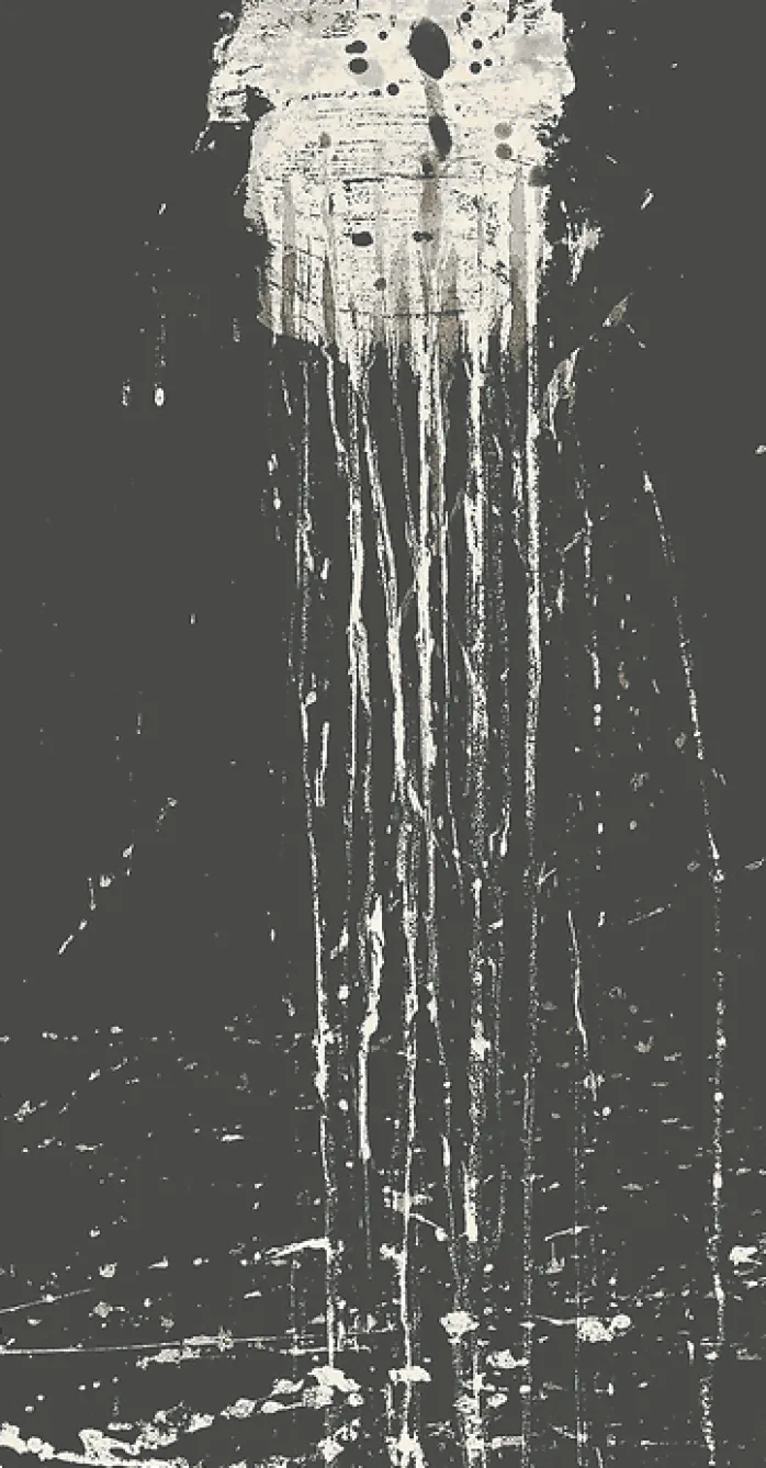 Estampe The dragon king's daughter waterfall - Pat Steir