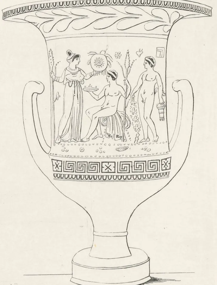 Clearance Estampe Vase de Jason tenant la Toison d'Or Dessins|Chefs D'Œuvre Des Musées