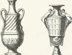 Sale Estampe Vase d'époque Louis XII - Auguste Péquégnot Architecture Et Villes