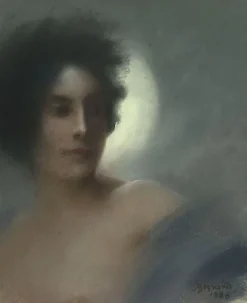 Etude de femme, ou l'Eclipse, ou Femme au croissant (panneaux acryliques) Panneaux Acryliques|Toiles Sans Cadre
