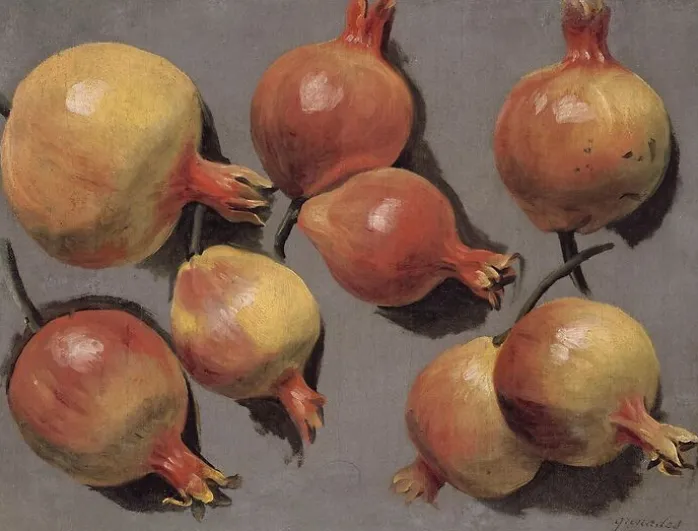 Etude de grenades (toiles sur châssis)