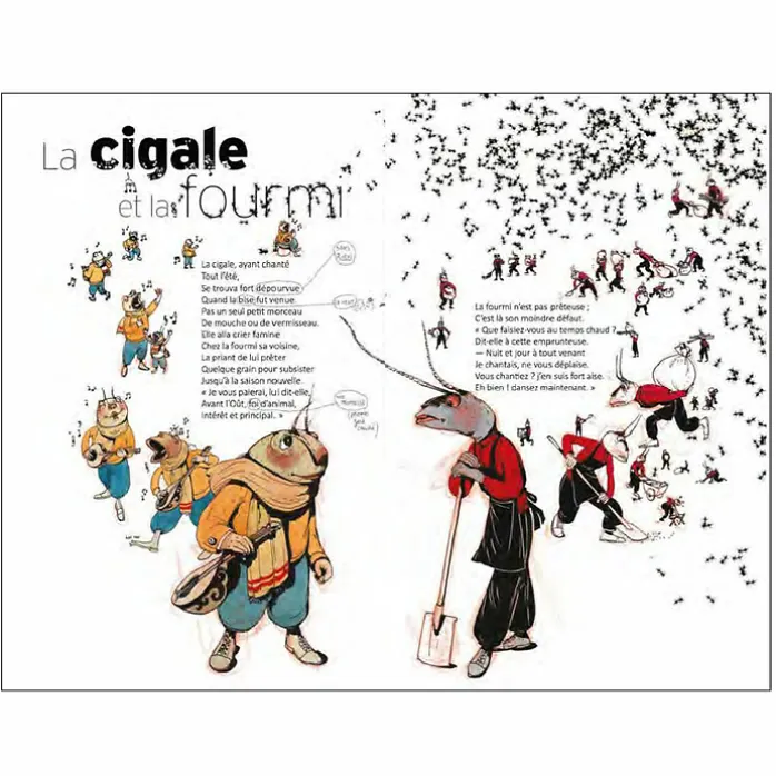 Fables Jean de La Fontaine illustrées par Rébecca Dautremer