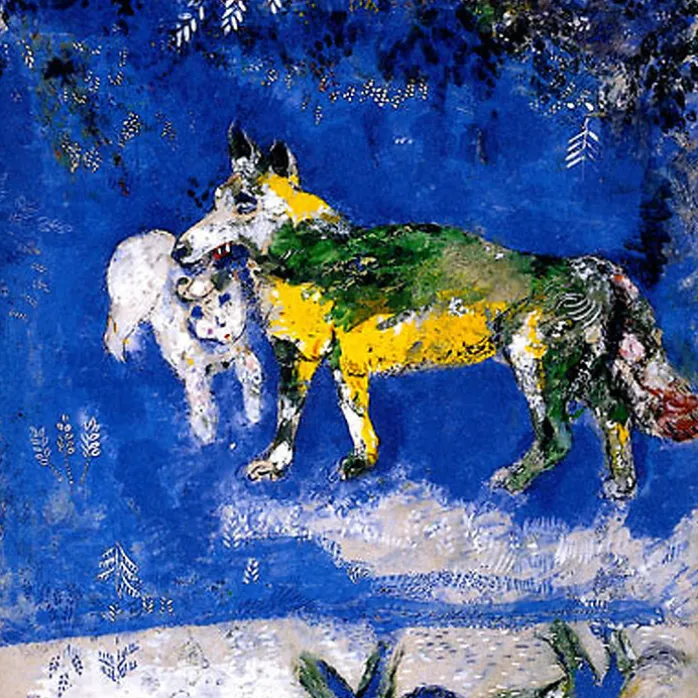 Fables Jean de La Fontaine illustrées par Marc Chagall