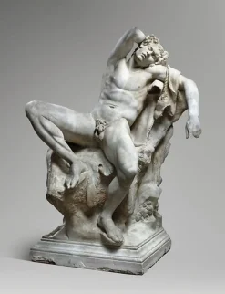 Faune Barberini, d'apès un original conservé en Allemagne à la glytopthèque de Munich (toiles sans cadre)
