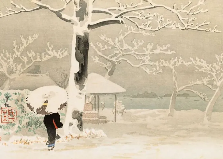 Online Femme de dos dans un paysage de neige, 1847-1915 (toiles encadrées) Toiles Encadrées|Toiles Sur Châssis