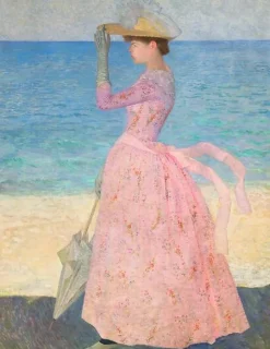 Femme à l'ombrelle (affiches d'art)