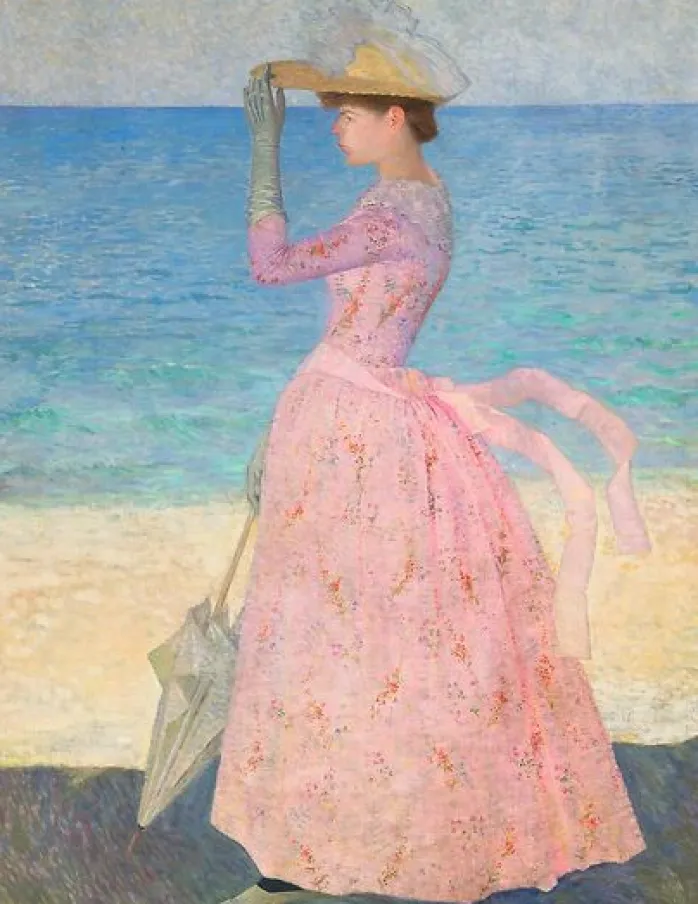 Femme à l'ombrelle (affiches d'art)