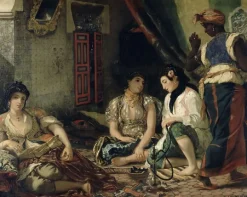 Femmes d'Alger dans leur appartement (panneaux aluminium)