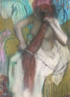 Femme se peignant ou La chevelure (panneaux aluminium)
