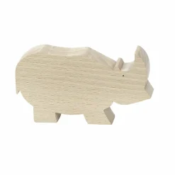 Figurine en bois François Pompon - Rhinocéros, Pompon Toys
