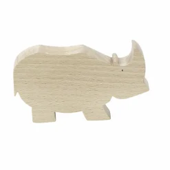 Figurine en bois François Pompon - Rhinocéros, Pompon Toys