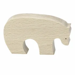 Hot Figurine en bois François Pompon - Ours brun, Pompon Toys Jouets