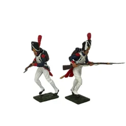 Figurine en métal Grenadier de la Garde à l'assaut