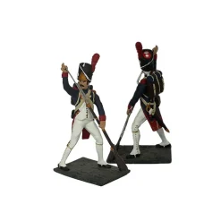 Figurine en métal Grenadier de la Garde rechargeant