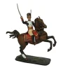 Clearance Figurine en métal Officier des Grenadiers de la Garde sur cheval cabré Figurines