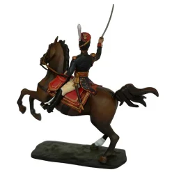 Clearance Figurine en métal Officier des Grenadiers de la Garde sur cheval cabré Figurines