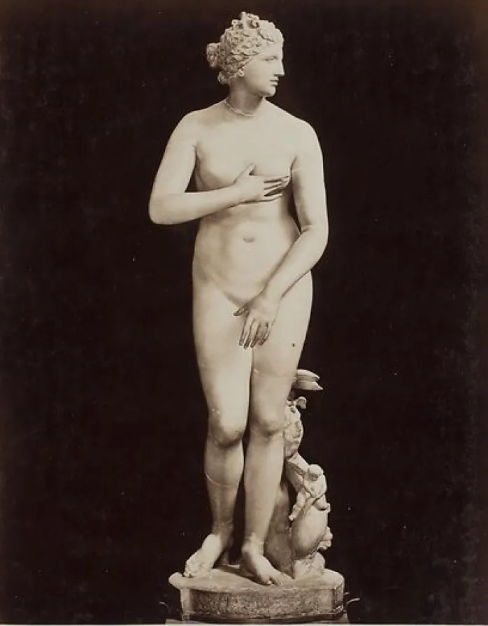 Firenze - Galleria Uffizi, la Venere de' Medici (Cléomène) (toiles encadrées)