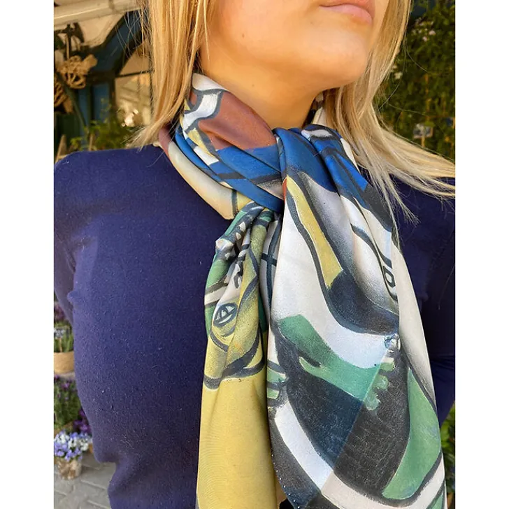 Best Foulard Fernand Léger - Les cyclistes - Brochier Soieries Foulards, Étoles, Châles