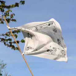 Foulard Fontaine de Bâle Jean Tinguely 70x70cm