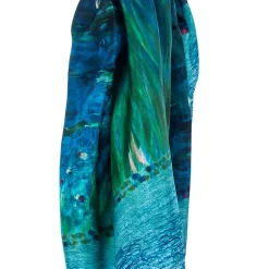Foulard Nymphéas - Reflets verts
