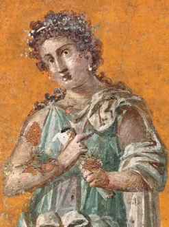 Outlet Fresque représentant Calliope, muse de la poésie épique (détail), 62-79 après J.-C. (affiches d'art encadrées) Affiches D'Art Encadrées|Panneaux Acryliques